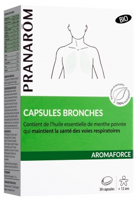 [724Ph240001399] Aromaforce Capsules Bronches Bio 30 Capsules Pranarôm 