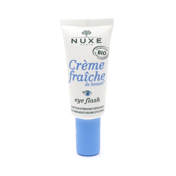 Crème fraîche de beauté Eye Flash soin yeux bio Nuxe 