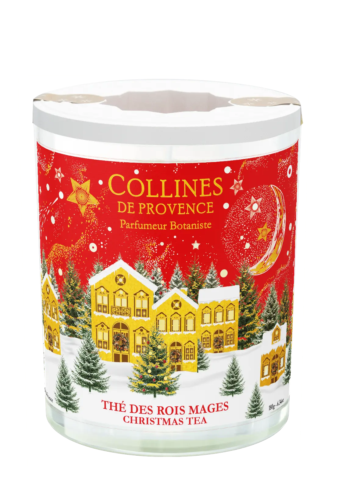 [724Ph240029538] Bougie Parfumée Thé des Rois Mages Collines de Provence (180g)