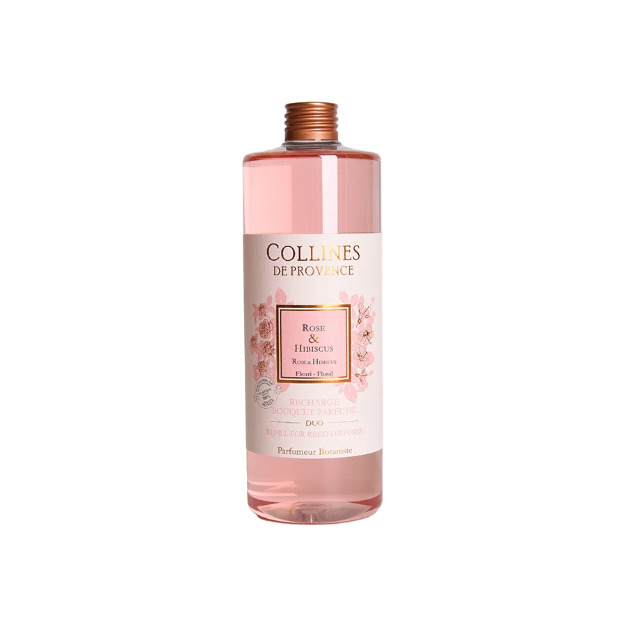 [724Ph240029842] Recharge Bouquet Parfumé Rose & Hibiscus 200ml Collines de Provence