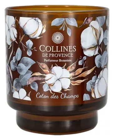 [724Ph240029846] Bougie Coton des Champs 220g Collines de Provence