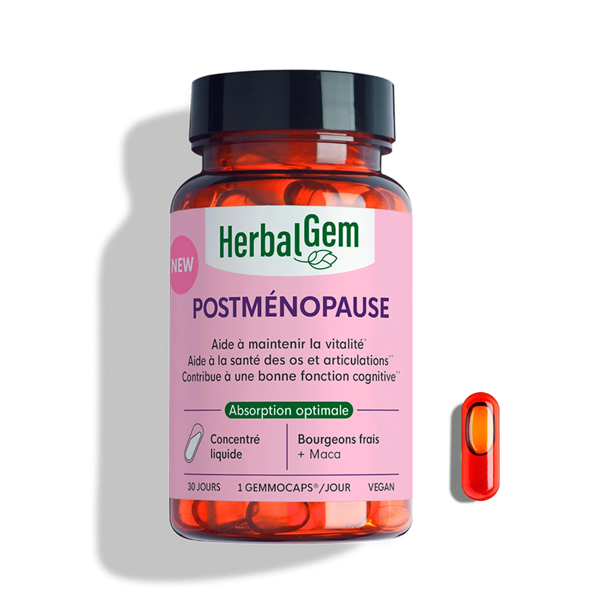 [724Ph240029928] Gemmocaps Postménopause 30 Comprimés HerbalGem