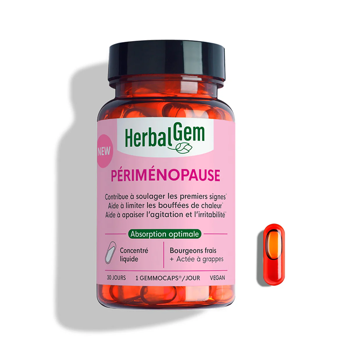 [724Ph240029930] Gemmocaps Périménaupause 30 Comprimés HerbalGem