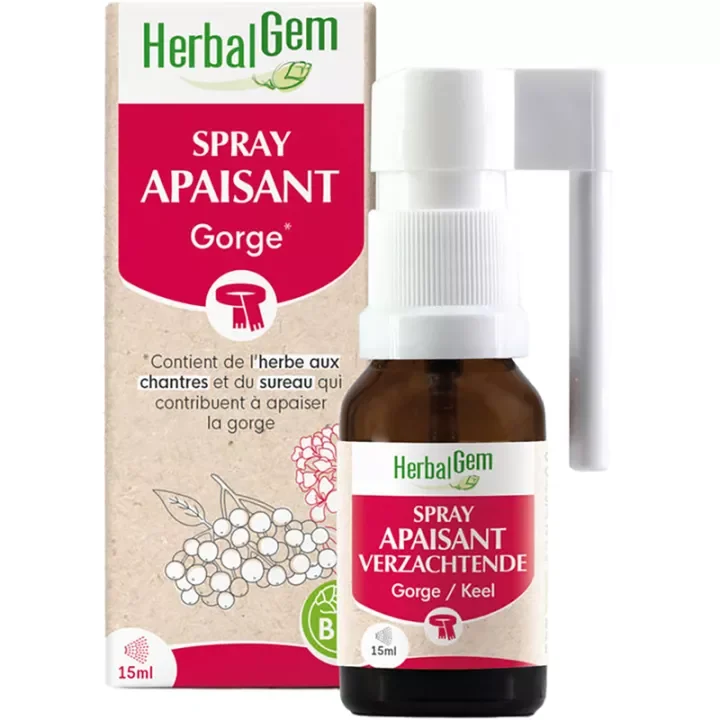 [724Ph240029947] Spray Apaisant Gorge 15ml HerbalGem