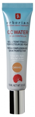 [724Ph240004209] CC Water à la Centella Gel Teint Frais Perfecteur de Peau 15ml Erborian