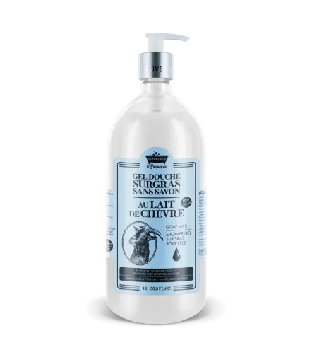 Gel Douche Lait de Chèvre 1 L Les Petits Bains de Provence 