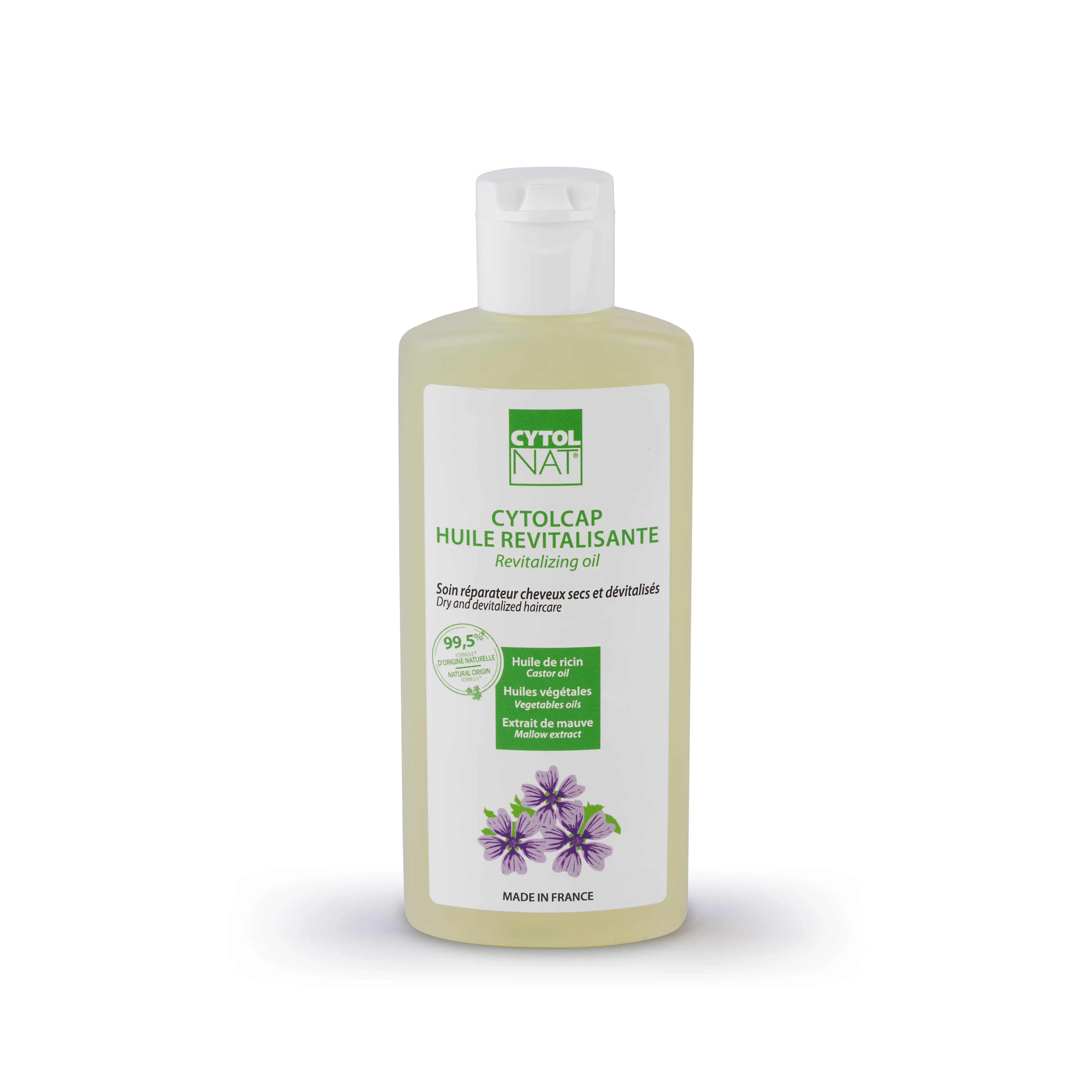 Huile Revitalisante Soin pour Cheveux Secs et Dévitalisés Avant Shampooing 150 ml Cytolnat