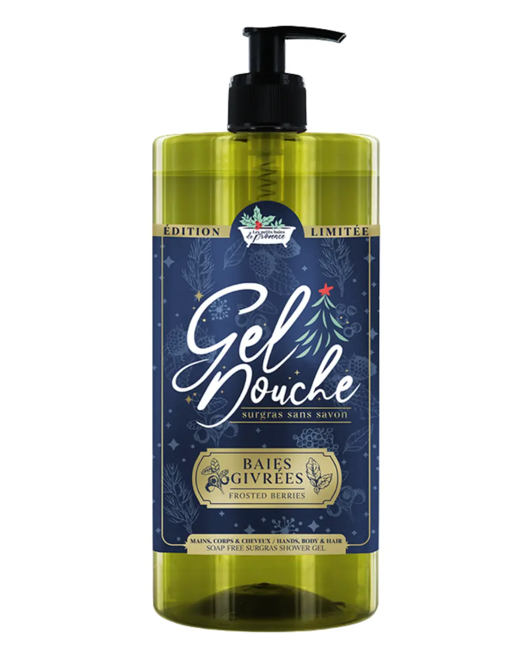 Gel Douche Edition Noël 1L Les Petits Bains de Provence