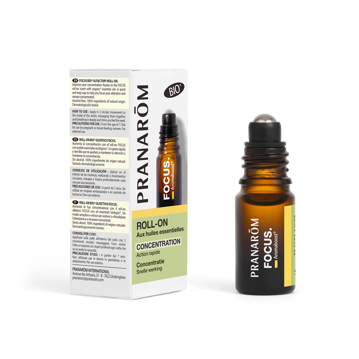 Aromaboost Roll-on Focus 5ml Pranarôm