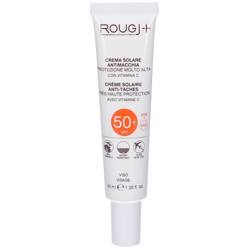 Crème Solaire Visage Anti-Taches SPF50+ 40ml RougJ