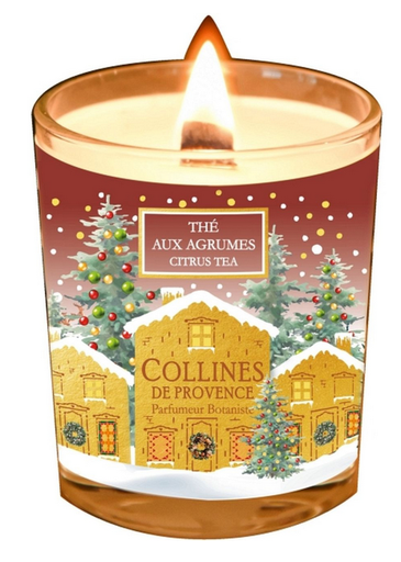 Bougie Parfumée Thé aux Agrumes 75g Collines de Provence