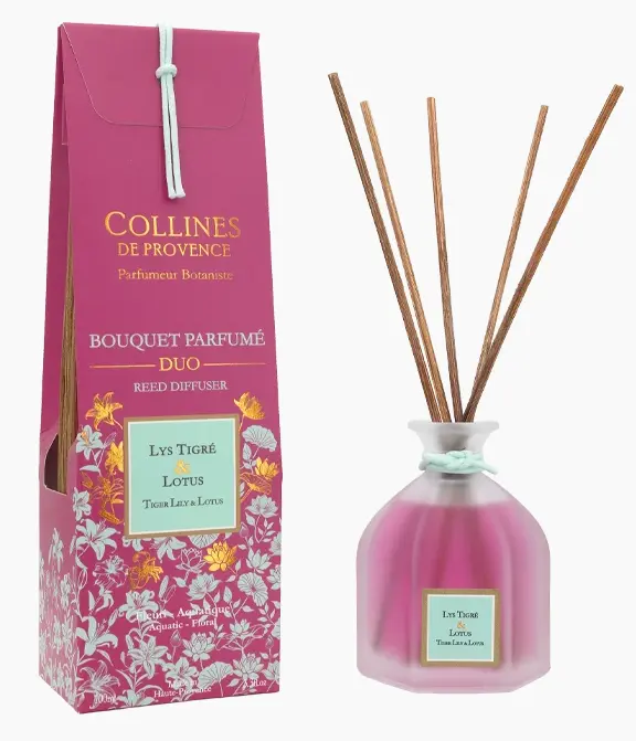 Bouquet Parfumé Lys Tigré & Lotus 100ml Collines de Provence