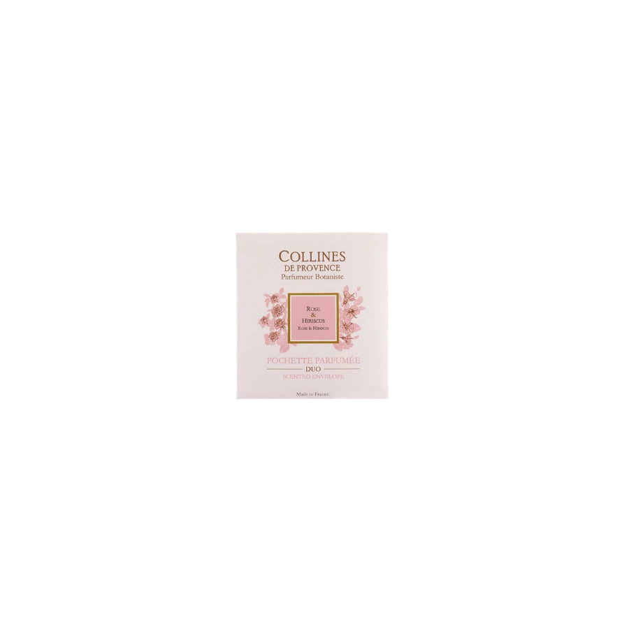 Pochette Parfumée Rose & Hibiscus 6g Collines de Provence 